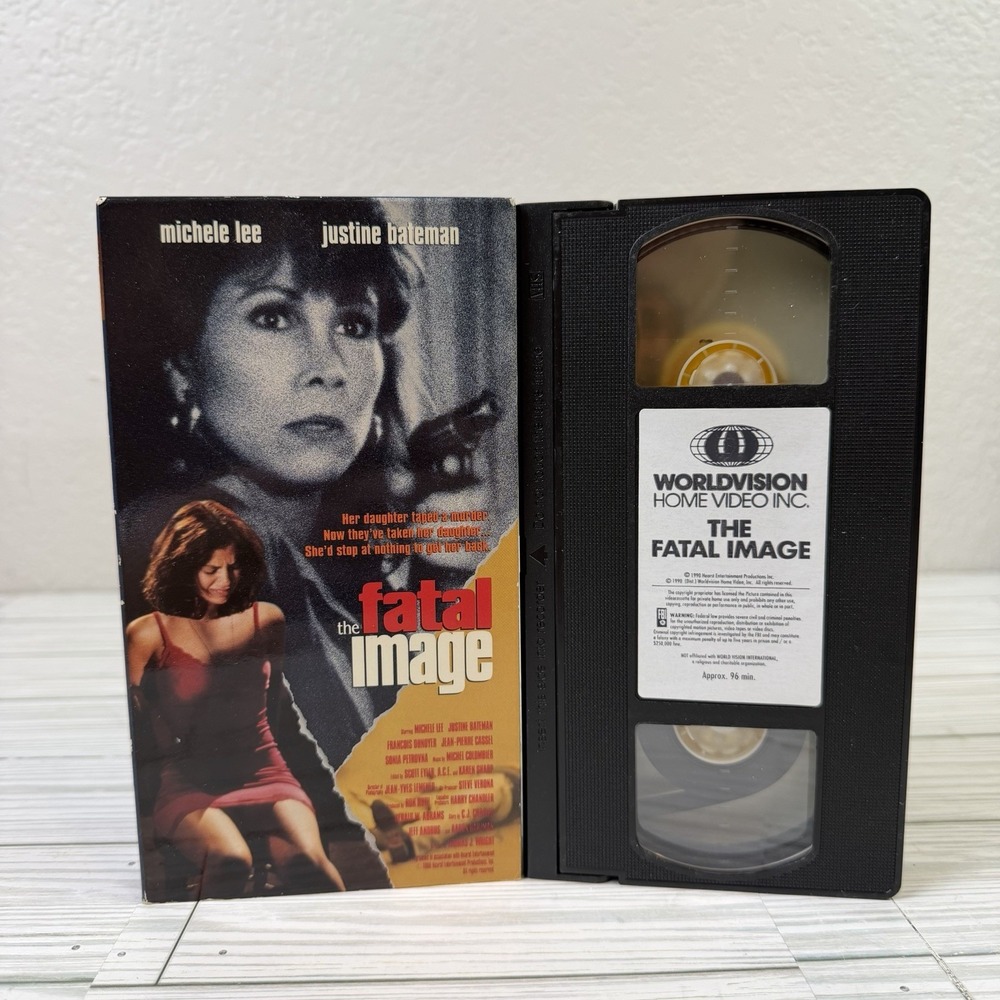 The Fatal Image VHS 1990 Suspense Thriller Worldvision